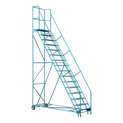 Rolling Step Ladder - 16 Step - 300 lb Capacity