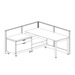 WEBBTYP43- 39"H Single Person Corner Station With Storage