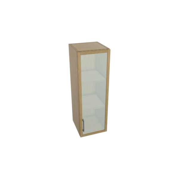 Empire Glass Door Wall Cabinet Kit - 12”x 36” X 13”