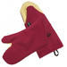 San Jamar KT0218 Cool Touch 17" Flame Red Conventional Oven Mitt