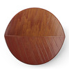 Hazara Leaf Plate Brown 11.75"