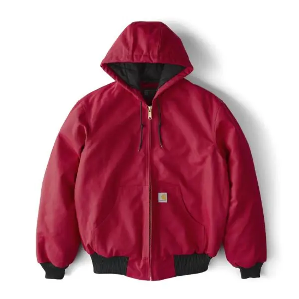 【襤褸】Carhartt Active Jacket Red M CARHARTT 106673 - Loose Fit Firm Duck Insulated Active Jacket