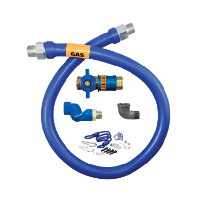 Dormont Manufacturing 1650KITCFS24 Dormont Blue Hose Moveable Gas Connector Kit 1/2" Dia.