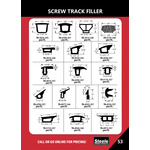 Screw Track Filler Sample Pack