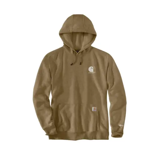 CARHARTT 107064 - Men's Carhartt Force Relaxed Fit Lightweight Logo Graphic Hoodie - Night Fatigue Heather