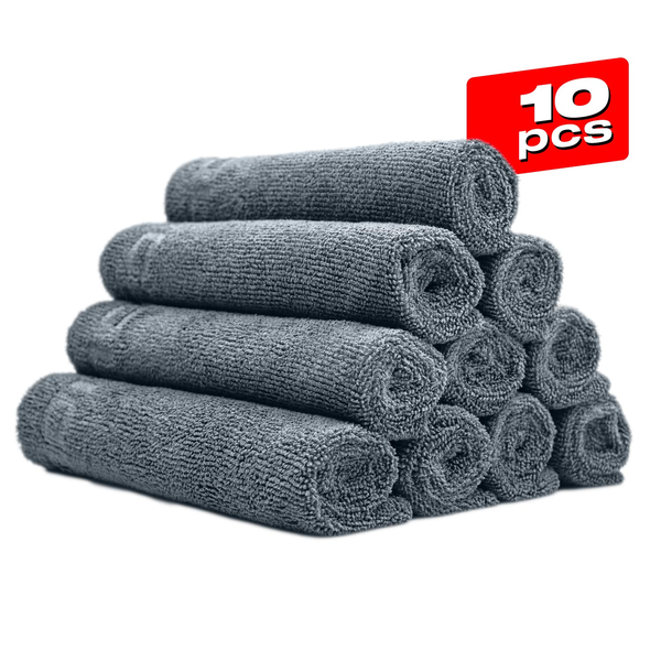 Nasiol Wipe & Buff Microfiber Cloth Light Gray10pc