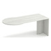 PL106 71" CONFERENCE BULLET Q TOP- SILVER BIRCH