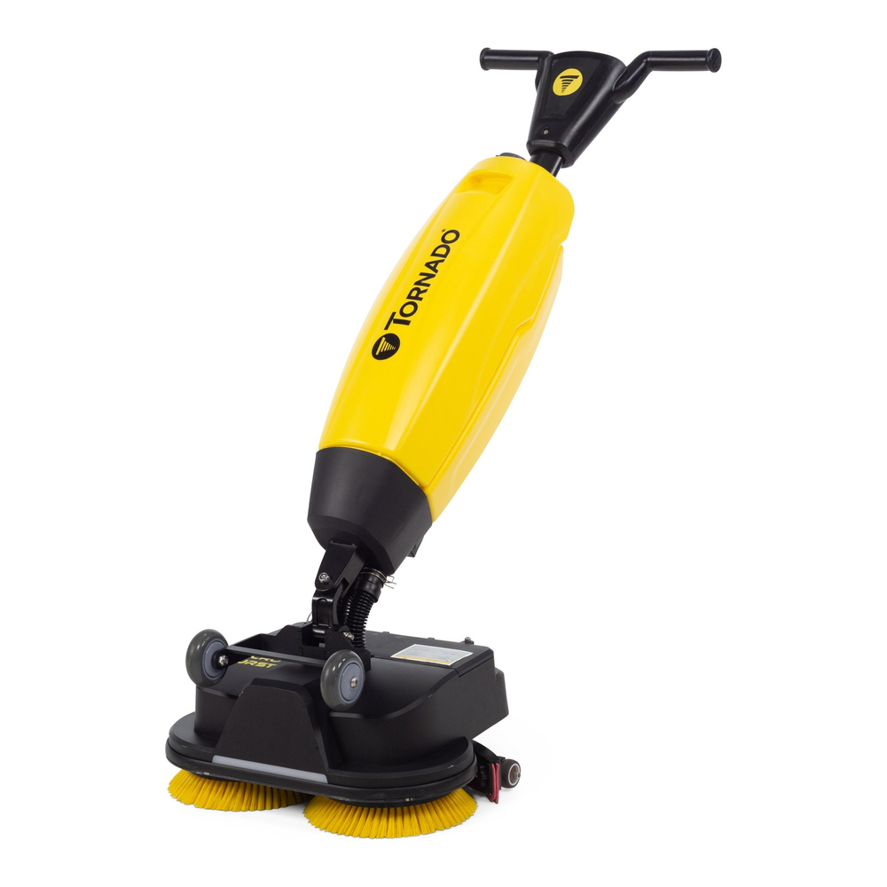 Tornado Microburst 17-inch micro scrubber, left angled view