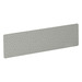 PLTPETP 15"H x 58"W PET PRIVACY PANEL - Ash