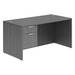 PL103 60"W x 30"D DESK SHELL - Newport Gray