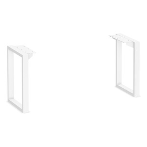 PLTLP-HS-20 20" LOOP HUTCH SUPPORT SET- WHITE