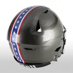 Patriotic Stars & Stripes American Flag Football Helmet Stripes 