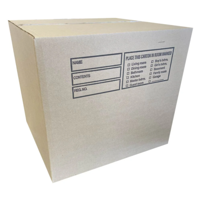 Corrugated Moving Box - 3.02 Cube - 18" x 18" x 16"