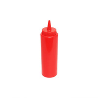 Thunder Group 8 oz Red Squeeze Bottle