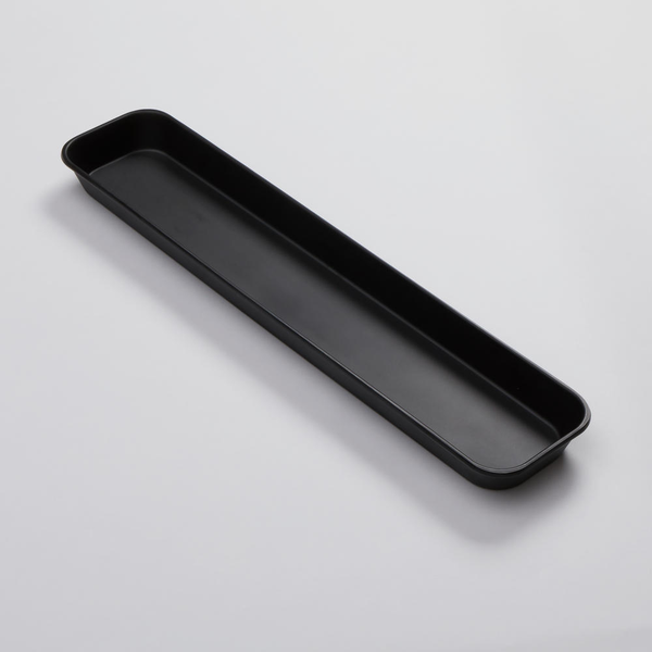 Black Rectangular Market Trays