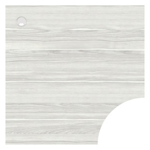 PLT3636 36" x 36" CORNER WORK SURFACE - Silver Birch