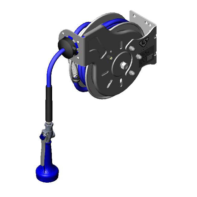 T&S Brass B-7112-08M Hose Reel System Open