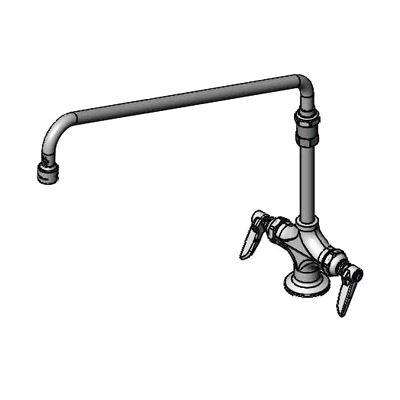 T&S Brass B-0270-144XVF22 Pantry Mixing Faucet Double