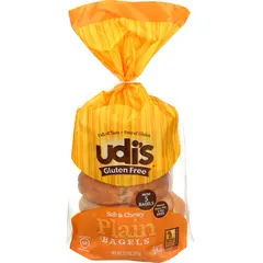 BAGELS PLAIN GF 5 PK | 8/13.9 OZ