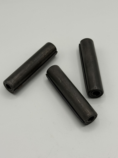16MM X 65MM ISO 8748 HEAVY COILED SPRING PIN SPRING STEEL PLAIN