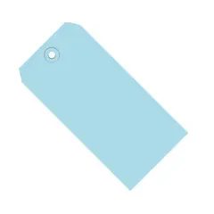 4.75 X 2.375" LIGHT BLUE SHIPPING TAG, #5, 13 PT, 1000/CS  G11051B