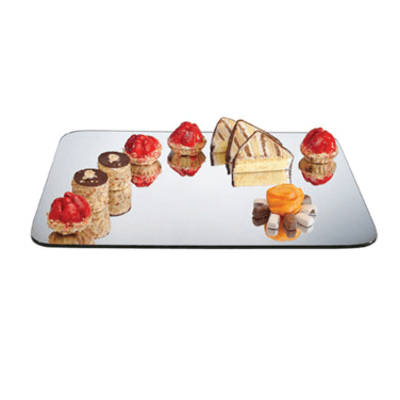 Cal-Mil PT243 23"W x 17"D x 1/4"H Gourmet Display Mirror Tray