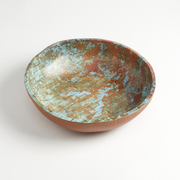 Reclaimed Wood Melamine Serving Bowls