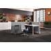 P3924 NON-POWER Webb Panel - 39"H x 24"W Aspen Fabric, Silver