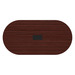 PL135T RACE TRACK SHAPE 71x35 TOP- MAHOGANY