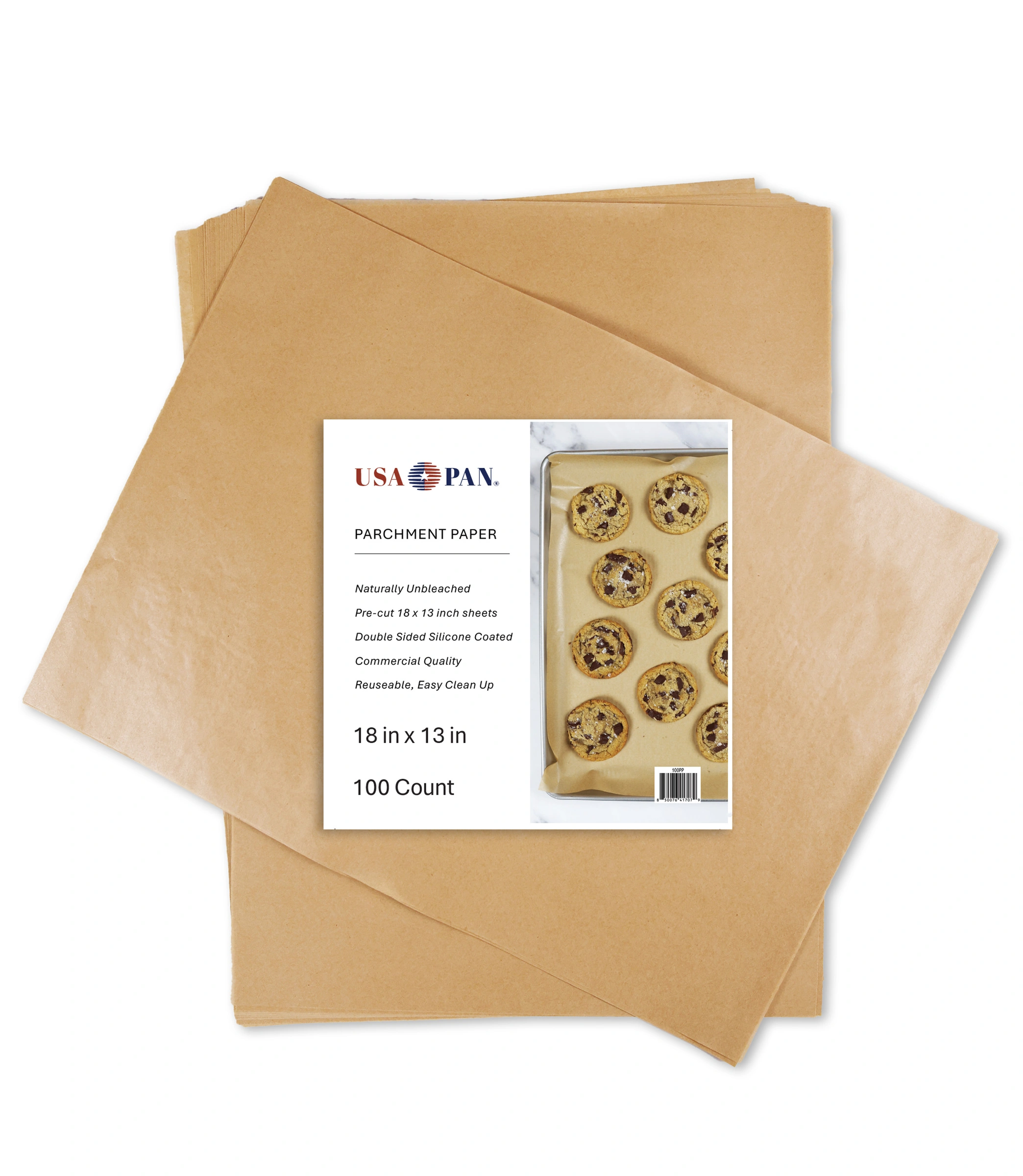 Natural Unbleached Parchment Paper Sheets (100 Count)