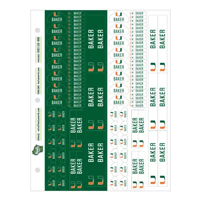 ID Sticker Sheets