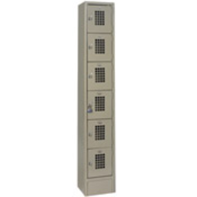 Win-Holt Six Tier Lockers, Single Column Locker