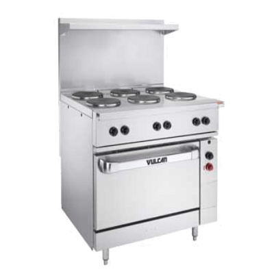 Vulcan EV36-S-6FP-240 Restaurant Range Electric