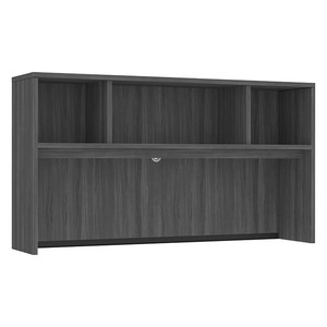 PL140OH 66" OPEN HUTCH - COASTAL GRAY