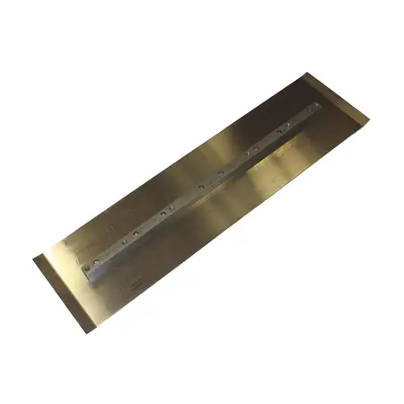 TROWEL BLADE, FLAT FINISH 8" X 23" GOLD