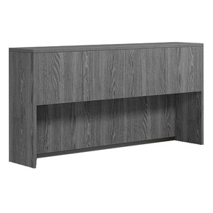 CLAHU1003- Hutch with 4 Laminate Doors- Newport Gray