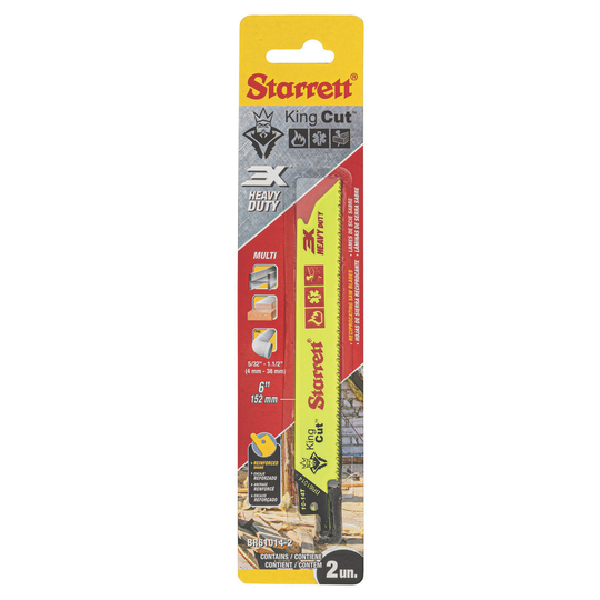 STARRETT BR61014-2 King Cut 6'' x 3/4 x .035 x 10-14, Bi-Metal, 2 Pack