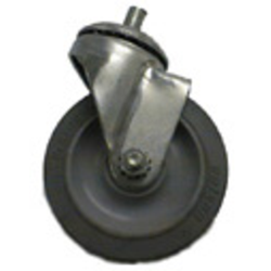 4"Caster Wheel W/Stem (Qba) (F)