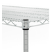 FSE 18" Deep Chrome 4-Shelf Starter Unit, 63" H x 48" W x 18" D