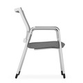 Propel Guest Chair - White Mesh Back with Grey Seat