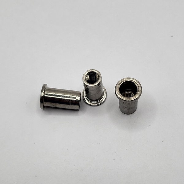 SHEREX TU-SSM6UPO50 -SOLE- M6 - 1 X 3.0 - 5.0MM GRIP THREADED INSERT OPENSTYLE STAINLESS STEEL PLAIN