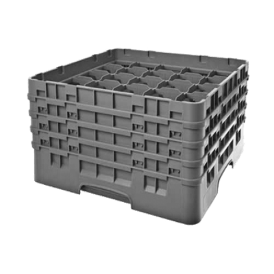 Cambro 25S800416 Camrack Glass Rack with 4 Extenders
