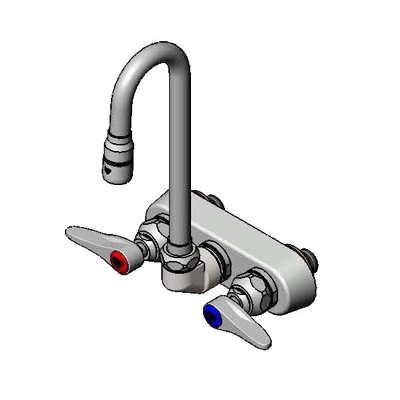 T&S Brass B-1115-132X Faucet Workboard Wall Mount