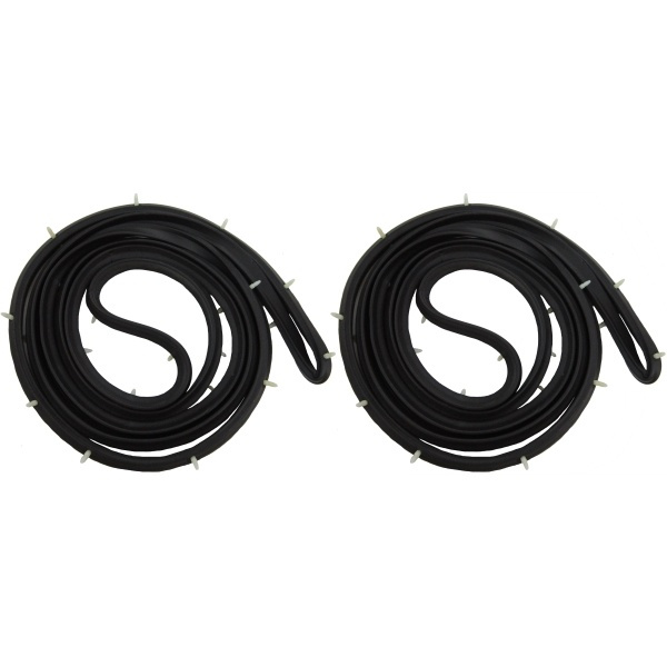 thumbnail image 2 of Metro Moulded Parts Weatherstrip Seals - 1977-1979 Cadillac Fleetwood 4-Door Rear 2 of 2