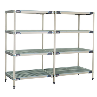 Metro AX536GX3 Metromax I Add-On Shelving Unit 36"W X 24"D X 63"H Open Grid Polymer Shelves Polymer