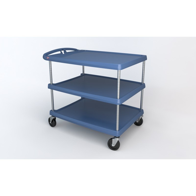 Metro MY2636-35BU Mycart Series Utility Cart 3-Shelves