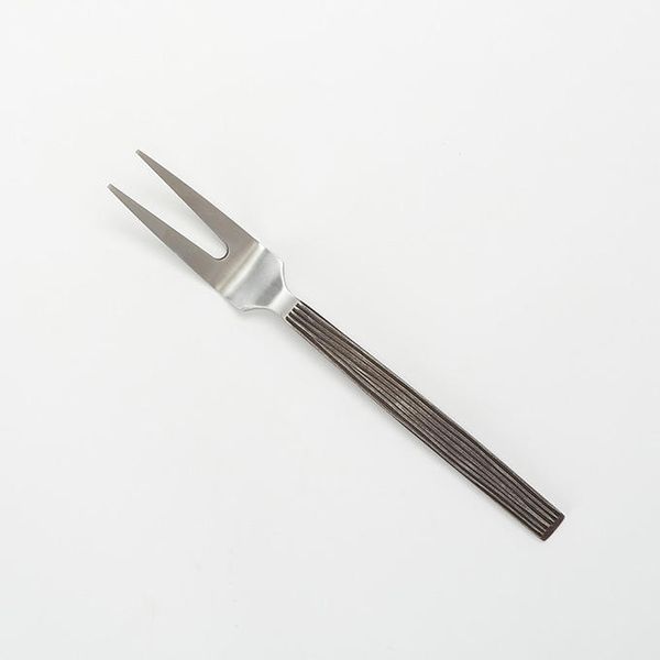 Wavy Aged Stainless Steel Hammered Buffetware