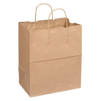 Paper Shopping Bags - Kraft - Twisted Paper Handles