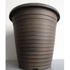 TVI Round Ribbed Planter 14"