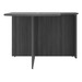 PL133R 71" BULLET DESK W/CORNER EXTENSION- RIGHT- Coastal Gray